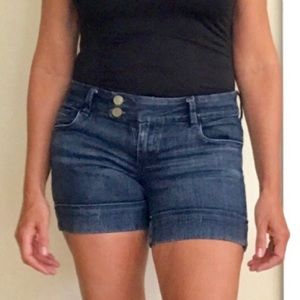 See Thru Soul Jean Shorts size 29, blue, cotton